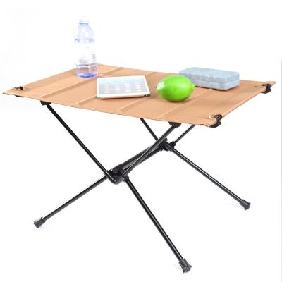 China Strength Aluminum Alloy Portable Ultralight Folding Camping Foldable Outdoor Table Dinner Table Desk For Family Party Picnic for sale