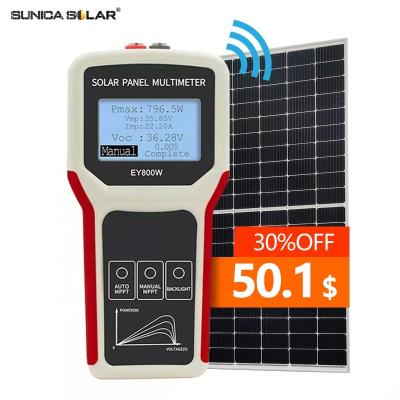 China ELEJOY EY800W Smart Current Voltage Tester LCD MPPT Solar Panel Multimeter Solar Panel Tester Digital Electricity Meter VOC EY800W for sale