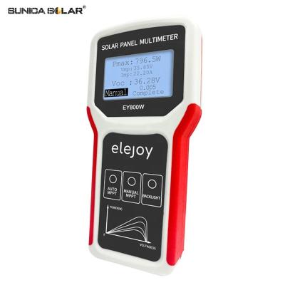 China EY800W Smart Solar Panel Tester EY800W MPPT Digital Multimeter LCD Solar Power Multimeter Current Voltage VOC EY800W for sale