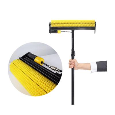 China Alloy Sunica Solar Panel Cleaning Brush Best Handheld Clean Solar Powered Cleaning Brush for sale