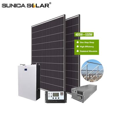 China Factory Wholesale Price Customized Mono Solar Panel 182*91mm Component Efficiency 20.3%-21.12% 540W Half Cells for sale