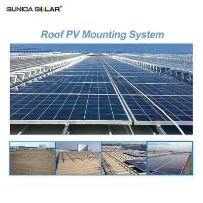 China Easy Installation SUNICA Solar Powered Bracket High Efficient Solar Carport Rack And Home Solar Panel Kit For Solar Panel for sale