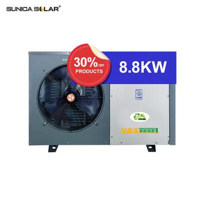 China Hotel Air Source Heat Pump Small Wifi R32 R410a DC Inverter Swimming Pool Heat Pump Air Water Spa Pool Heater Factory for sale