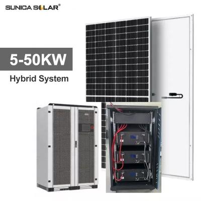 China Best price home solar panel system for home solar power system5kw solar system produced SUNICA for sale