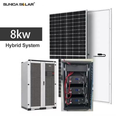 China Home solar fotovoltaico energi kit Para solar panel monocrystalline system 8KW 10kw 15kw On grid solar system price for sale