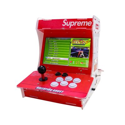 China Acrylic Mini Arcade Game Machine For 2 Player Pandora Box Fighting Game Machine For Home Use for sale