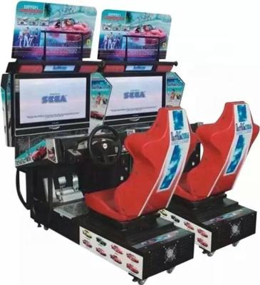 China Metal+plastic Game Machine Car Racing Simulator 32LCD Coin Operated Overrun Game Machine for sale