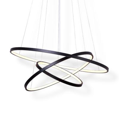 China Modern Nordic Modern Kitchen Indoor Living Room Ring Hanging Lamp Led Pendant Light Lighting for sale