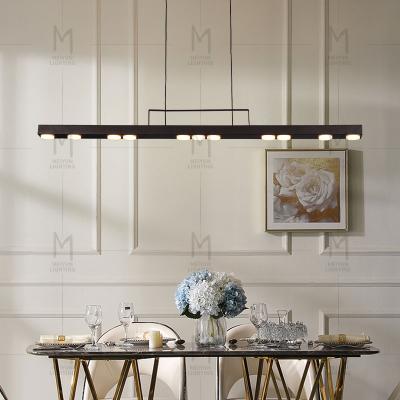 China Modern Simple Minimalist Long Ceiling Led Modern Kitchen Pendant Light for sale