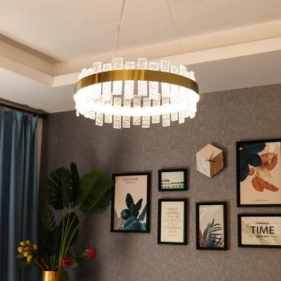 China The modern luxury modern home decoration leaded crystal chandeliers for dining room for sale