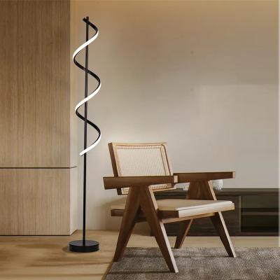 China Wholesale New Design LED Floor Lamp Contemporary Modern Bedroom Interior Decoration Aluminum Floor Light For Living Room for sale