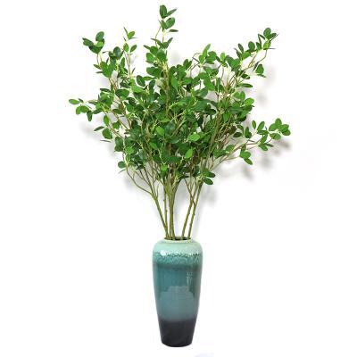 China Modern Artificial Four Leaf Clover Milan Grass Plant Garden Decoration Green Artificial Grass Greenery for sale