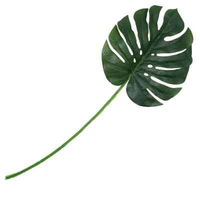 China Modern Artificial Turtle Leaf Plant Artificial Tropical Leaf Making Plastic Artificial Leaf for sale