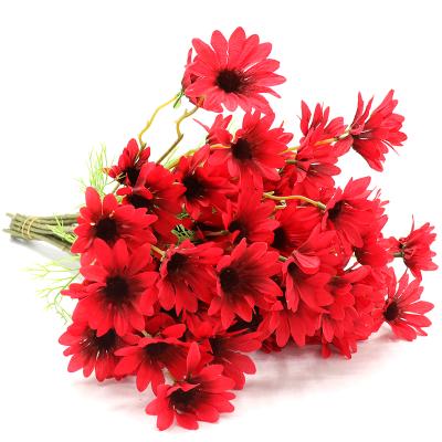 China Wholesale Modern Artificial Flower Decoration Chamomile Flower Decoration Wedding for sale