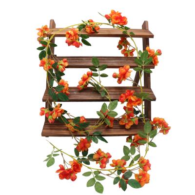 China Modern Custom Artificial Cherry Blossom Rattan Living Room Decoration Cherry Blossom Vine Garden Decoration for sale