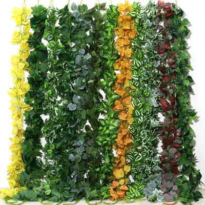 China Wedding Modern Party Decoration Best Selling Green Plant Vine Amazon Artificial Rattan for sale