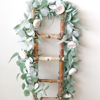 China Plant/Artificial Europe/Popular Simplicity Eucalyptus Leaves Flower Rattan Room Ceiling Wedding Yard Decoration Simulation Rattan for sale