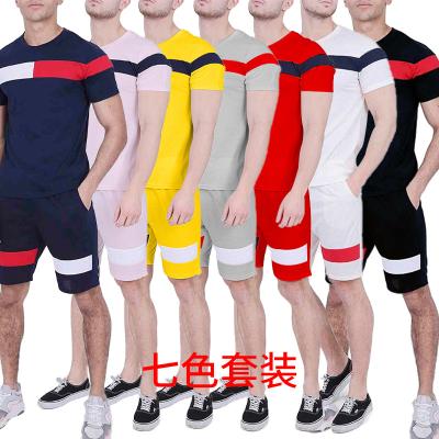 China Wholesale-custom men's summer short-sleeved original sports T-shirt QUICK-DRY + shorts men's suit for sale