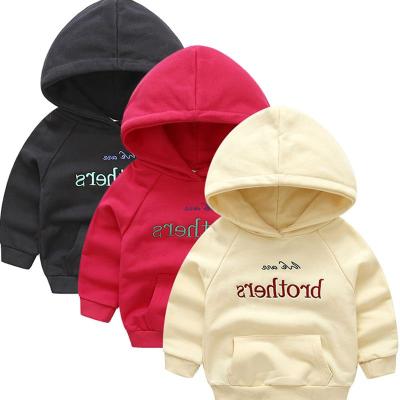 China Antibacterial wholesale bespoke domestic clothing baby children's hoodie running coat sweater for sale