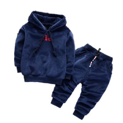 China Wholesale European Design 95%Cotton Children's Home Clothing Sweater Suit Sports Leisure Suit Home Clothes for sale