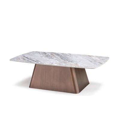 China Save Space Modern Design Cheap Tile Tea Table Simple Rectangle Coffee Table For Living Room Furniture Marble Coffee Tables for sale