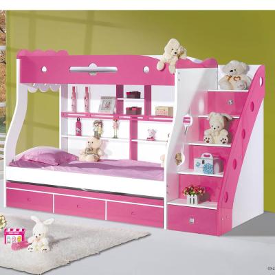 China Babies and Children's Double-Layer Boy and Girl Children's Room Bedroom Bed Storage Set Interior Customization for sale