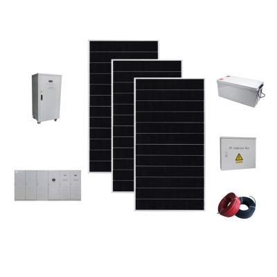 China Commercial factory price off grid 1000kw 1mw solar panel system 1mw solar power station system for sale