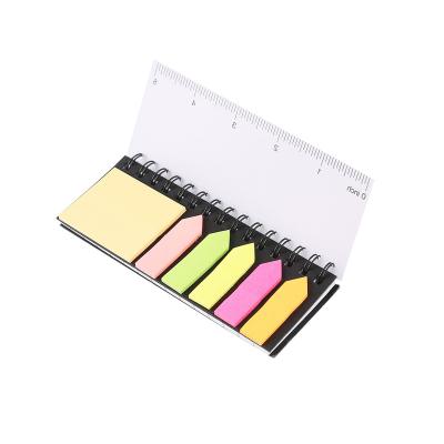 China Colorful Loose Leaf Promotional Gift Loose Leaf Sticky Notes With Ruler for sale