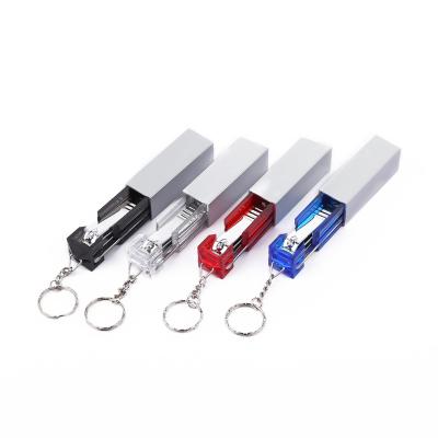 China Portable & Innovative Pull Type Travel 4PCS Mini Manicure Set with Key Chain for sale