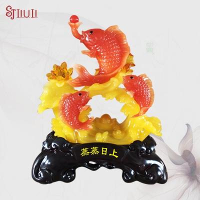 China China Decor Resin Dragon Carp Dragon Carp SJLIULI Feng Shui Chinese Creative Tradition for sale