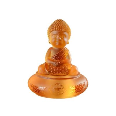 China Small Monk Statue Crystal Crafts Buddha Zen Decoration from China Santivaldor for sale