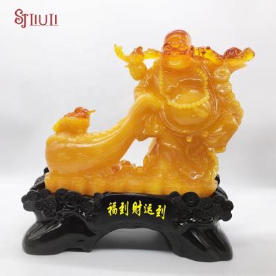 China China Jade Resin Temple Art Decor Ancient Carving Buddha Head Figure Consecrated Statue High Quality Manufacturer for sale