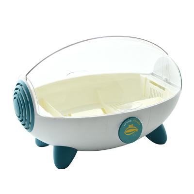 China Viable Plastic Storage Airship Kitchen Rack Disinfection Dish Disinfection Kitchen Household Dry Dish Rack for sale