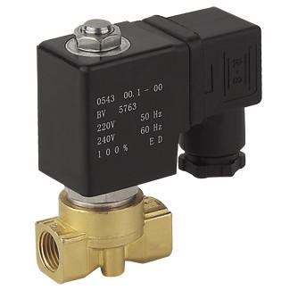 China Válvula de solenoide de bronze semi a ação direta, válvula do gás de solenoide de 3/4 de polegada 20mm à venda