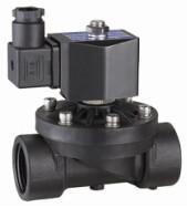 China Zero Differential Pressure Plastic Solenoid Valve for sale