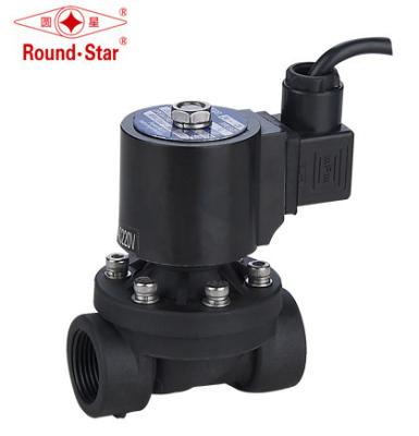 China Waterproof PA66 Plastic Fountain Solenoid Valve , 2 Way Solenoid Valve Ip68 Underwater for sale