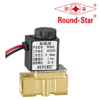 China Miniature Solenoid Valve Two Way , 1/4 