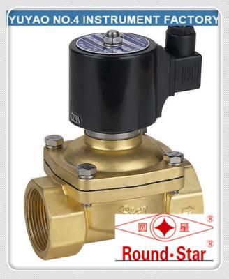 China 3/8＂Low Pressure Diesel Fuel Solenoid Valve , Solenoid Valve Gas Semi Direct Acting for sale