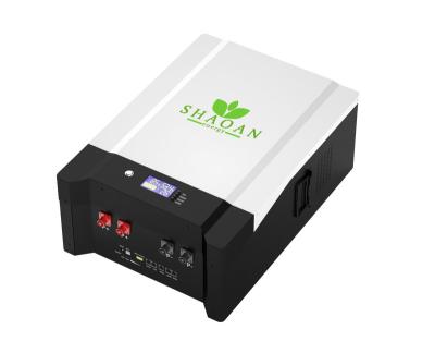 China Home Appliances SHAOAN 48V100AH ​​200AH Li Ion Battery Pack Lithium Power Solar Power Cycle Household Energy Storage for sale