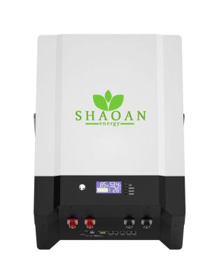 China SHAOAN Wall Mounted LiFePO4 Lithium Battery >=100Ah 51.2V 100Ah Solar Powered 200Ah for sale