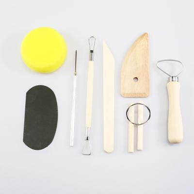 China Clay and Clay Sculptures DIY8PCS Clay Tool to Increase Children's Practical Family Clay Tool Set Interactive Sculpting Ability for sale