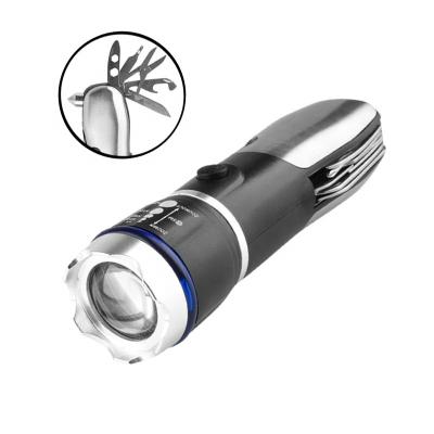 China Powerful Multifunctional Led USB 18650 Tactical Emergency Flashlight Rechargeable Hand Lamp for sale