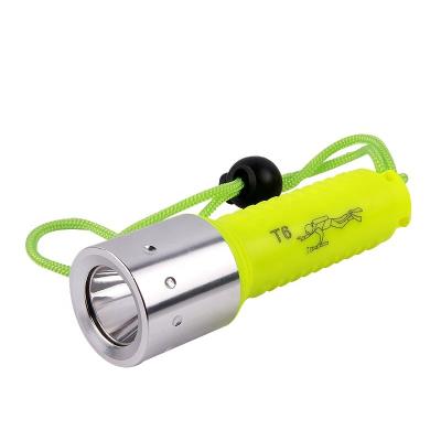 China Emergency Factory Cheap Waterproof ABS Alumimun Alloy High Power Diving IP68 Underwater Flashlight for sale