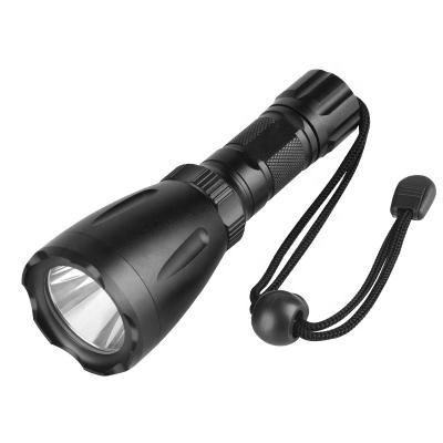 China Emergency Powerful Aluminum Alloy LED Flashlight Torch Waterproof Strong Lightweight Diving Light for sale