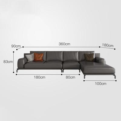 China Maid Patience Living Room Furniture Series Modern Minimalist Leather Sofa for sale