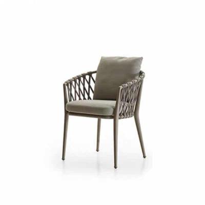 China Furniture Series Modern Design Outdoor High Quality Casual Luxury Fabric Woven Rattan Chair for sale