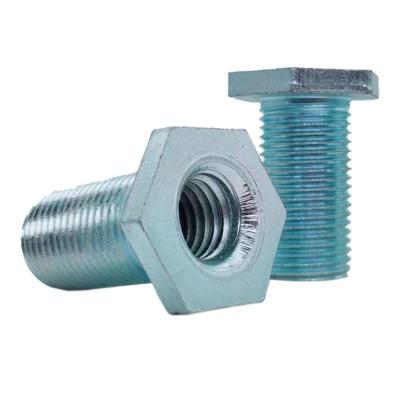 China Galvanized Stainless Bolts Inner And Outer Threaded Bolt Hex Head Through Hole Screw Hex Cavity for sale