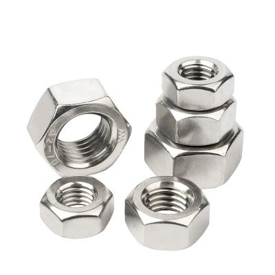 China Heavy Industry Factory Good Quality Self Thread Hex Nuts 304 Hex Nut Fasteners A2-70 316 A4-80 for sale