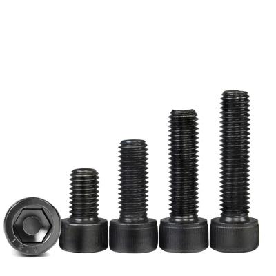 China DIN912 M1.6/M2/M2.5/M3/M4/M5/M6/M8 Steel Hex Socket Head Screw Alloy Steel Grade12.9 Finish Black Screw Bolt for sale