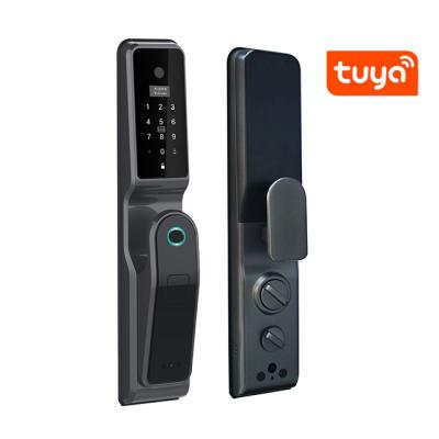 China WiFi Smart Fingerprint Digital Cerradura de fechadura de tuya Keyless Biometric Home Entry WiFi Door Lock for sale